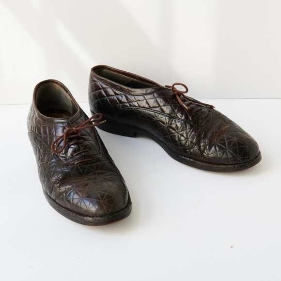 80s - SUSAN BENNIS - WARREN EDWARDS - Shoes - Men\'s - 10.5 - BRN Leather